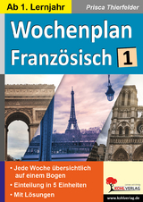 Wochenplan Französisch / ab 1. Lernjahr - Prisca Thierfelder