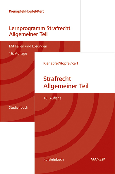 PAKET: Grundriss des Strafrechts 16. Aufl BR + Lernprogramm 16. Aufl Allgemeiner Teil - Diethelm Kienapfel, Frank Höpfel, Robert Kert