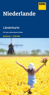 ADAC Länderkarte Niederlande 1:300.000 - 