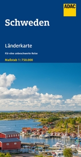 ADAC Länderkarte Schweden 1:750.000 - 