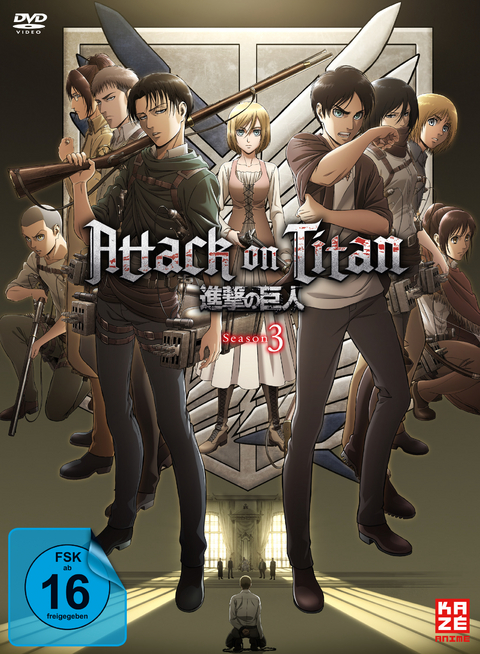 Attack on Titan - 3. Staffel - DVD 1 mit Sammelschuber (Limited Edition) - Tetsuro Araki