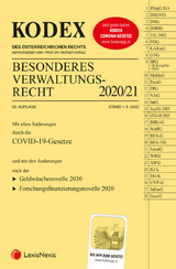KODEX Besonderes Verwaltungsrecht 2020/21 - Doralt, Werner