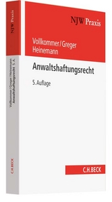 Anwaltshaftungsrecht - Vollkommer, Max