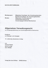 Allgemeines Verwaltungsrecht mit Verwaltungsvollstreckung und verwaltungsgerichtlichem Rechtsschutz - Thomas Rohde, Gernot Lustig, Arne Wöhler