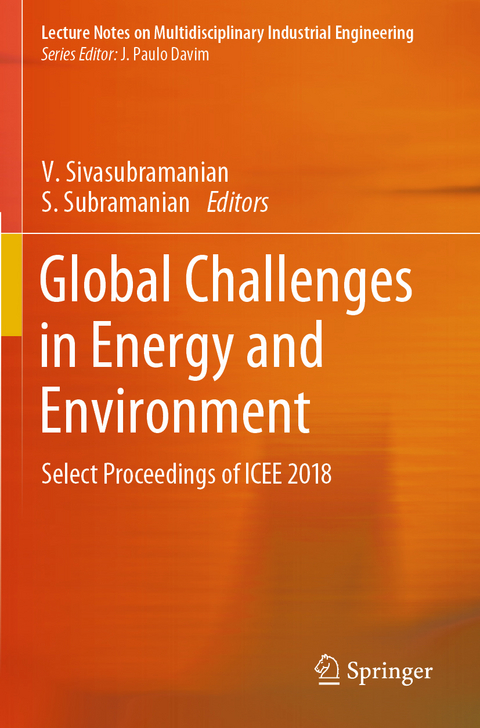 Global Challenges in Energy and Environment - 