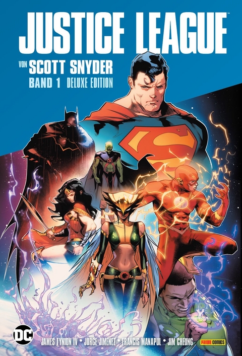 Justice League von Scott Snyder (Deluxe-Edition) - Scott Snyder, James Tynion IV, Joshua Williamson, Jim Cheung, Pasqual Ferry, Scott Godlewski, Frazer Irving, Mikel Janín, Jorge Jiménez, Doug Mahnke, Francis Manapul, Guillem March, Howard Porter, Bruno Redondo, Riley Rossmo, Daniel Sampere, Stephen Segovia