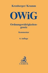 Ordnungswidrigkeitengesetz - Bohnert, Joachim; Krenberger, Benjamin; Krumm, Carsten