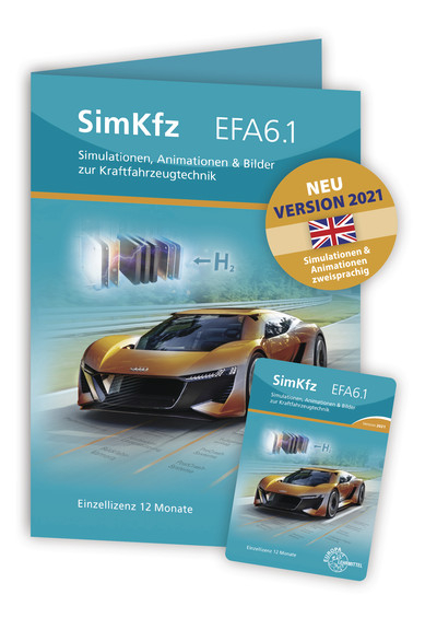 SimKfz EFA6.1 - Version 2021 - Einzellizenz Freischaltcode auf Keycard - Richard Fischer, Hans Graßl, Tobias Gscheidle, Rolf Gscheidle, Uwe Heider, Berthold Hohmann, Thomas Käppel, Wolfgang Keil, Bernd Schlögl, Josef T. Wildenberg