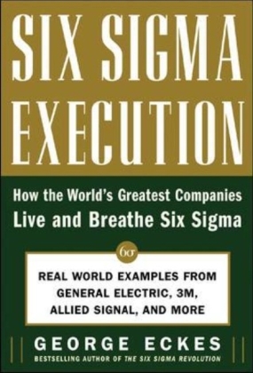 Six Sigma Execution -  George Eckes