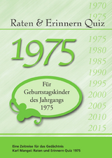 Raten und Erinnern Quiz 1975 - Karl Mangei