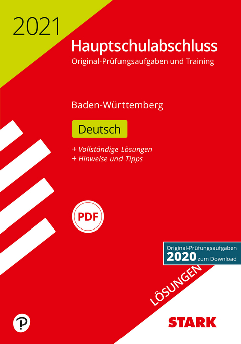 STARK Lösungen zu Original-Prüfungen und Training Hauptschulabschluss 2021 - Deutsch 9. Klasse - BaWü
