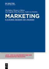 Marketing - Nils Hafner, Werner Halver, Axel Lippold, Elina Petersone, André von Zobeltitz