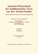 Sanskrit-Wörterbuch der buddhistischen Texte aus den Turfan-Funden. Lieferung 29 - 