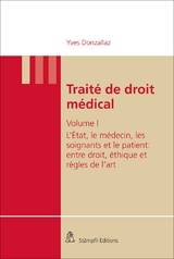 Traité de droit médical - Yves Donzallaz