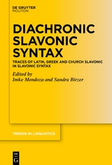 Diachronic Slavonic Syntax - 