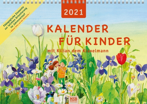 Kalender für Kinder mit Kilian dem Kraxelmann 2021 - Maria Stadlmeier-Baumann