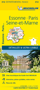 Essonne, Paris, Seine-et-Marne - Michelin Local Map 312 - Michelin