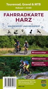 Fahrradkarte Harz - 