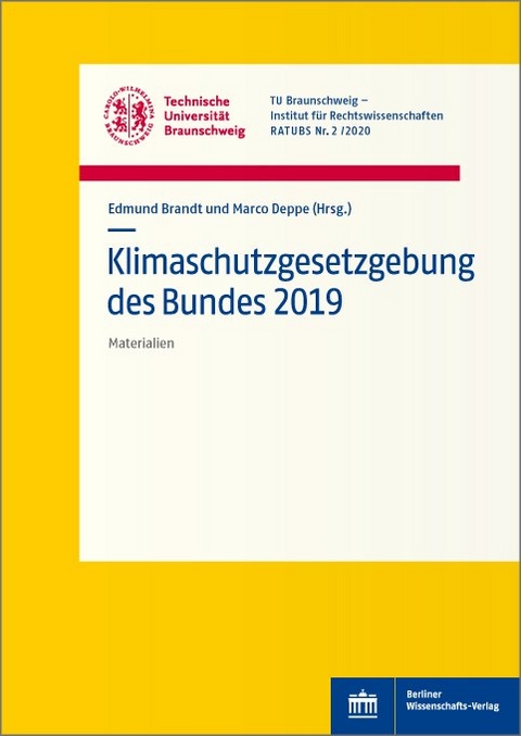 Klimaschutzgesetzgebung des Bundes 2019 - 