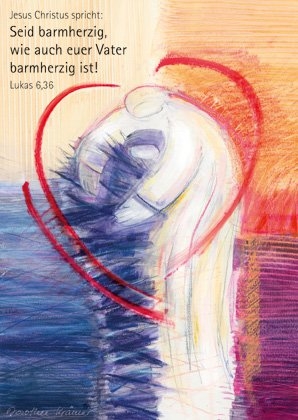 Kunstblatt 40 x 60 cm Jahreslosung 2021 - 