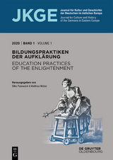 Bildungspraktiken der Aufklärung / Education practices of the Enlightenment - 