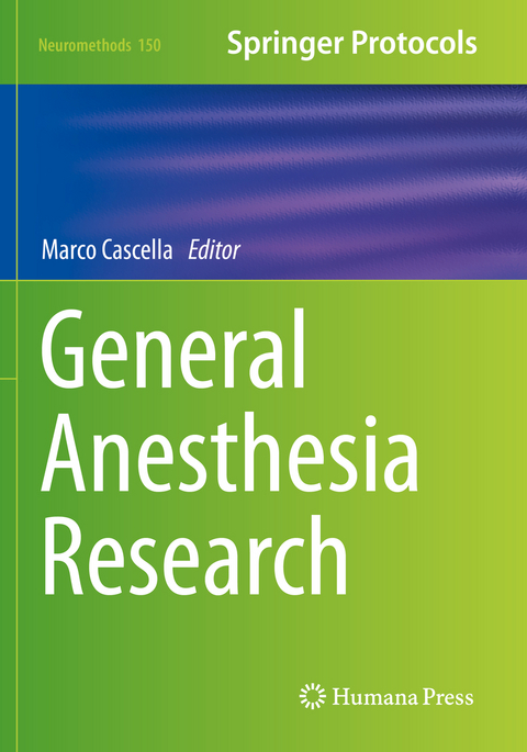 General Anesthesia Research - 