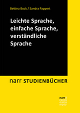 Leichte Sprache, Einfache Sprache, verständliche Sprache - Bettina M. Bock, Sandra Pappert