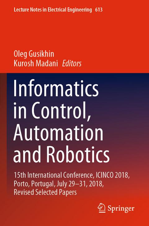 Informatics in Control, Automation and Robotics - 