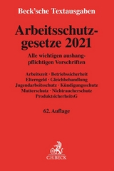 Arbeitsschutzgesetze 2021 - 