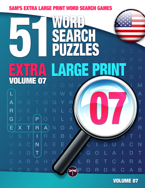 Sam's Extra Large Print Word Search Games, 51 Word Search Puzzles, Volume 7 - Mark Sam