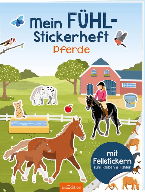 Mein Fühl-Stickerheft – Pferde