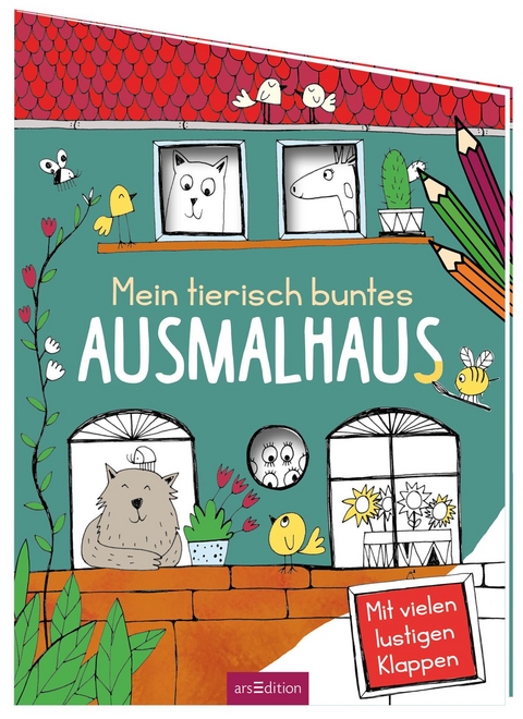 Mein tierisch buntes Ausmalhaus