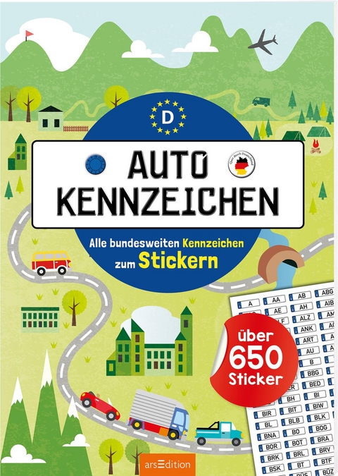 Autokennzeichen – Alle bundesweiten Kennzeichen zum Stickern - Annette Maas