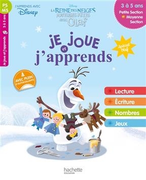 Joyeuses fêtes avec Olaf : je joue et j'apprends : petite section et Moyenne section, 3 à 5 ans