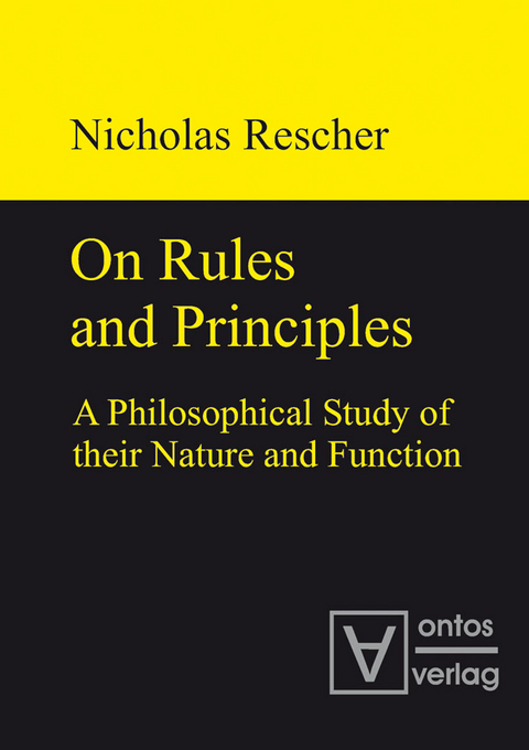 On Rules and Principles -  Nicholas Rescher