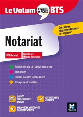 Notariat : BTS notariat, licence pro : fondamentaux de l'activité notariale, immobilier, famille, couples, succession... -  Albrecht-r