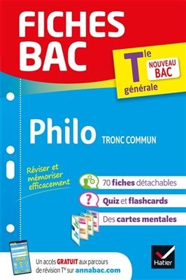 Philosophie tronc commun, terminale générale : nouveau bac