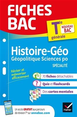 Histoire géographie, géopolitique sciences po spécialité, terminale générale : nouveau bac