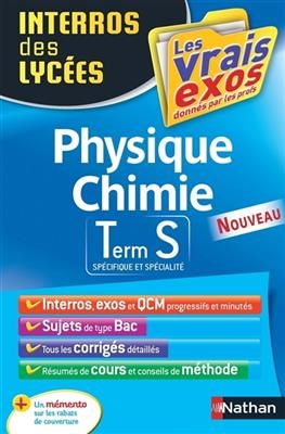 Physique chimie terminale S : spécifique et spécialité - Frederic Masset