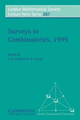 Surveys in Combinatorics, 1999 - 