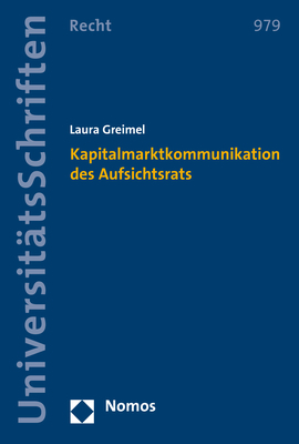 Kapitalmarktkommunikation des Aufsichtsrats - Laura Greimel