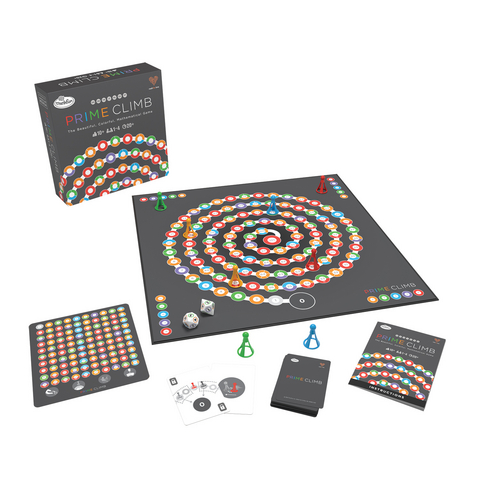 ThinkFun - 76429 - Prime Climb - Das farbenfrohe Mathespiel für Jungen und Mädchen ab 10 Jahren, auch für Erwachsene. Spielerisches Mathematiktraining für das Gehirn.