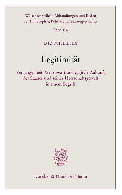 Legitimität. - Utz Schliesky