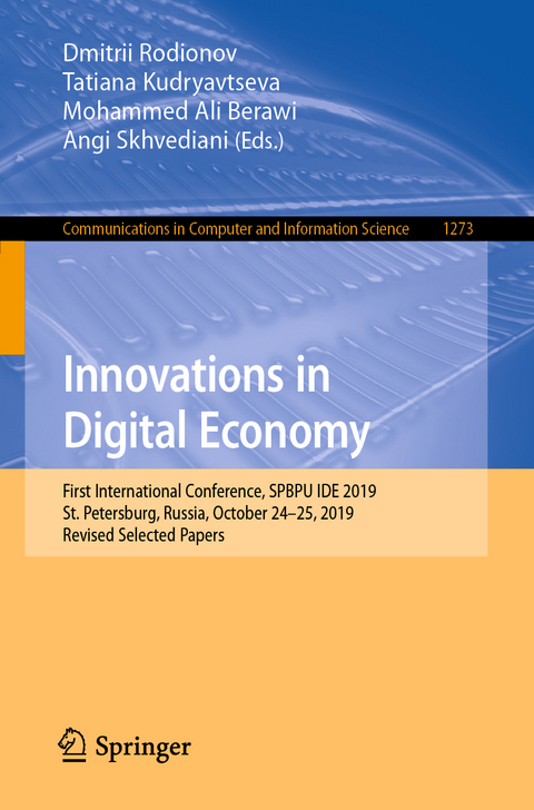 Innovations in Digital Economy - 