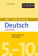 SMS Deutsch - Grammatik 5.-10. Klasse - Birgit Hock