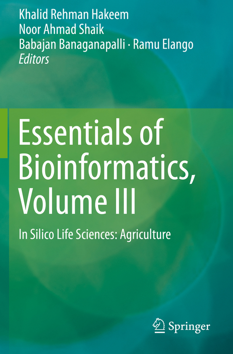 Essentials of Bioinformatics, Volume III - 