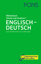 PONS Wörterbuch für Schule und Studium Englisch, Band 1 Englisch-Deutsch - 