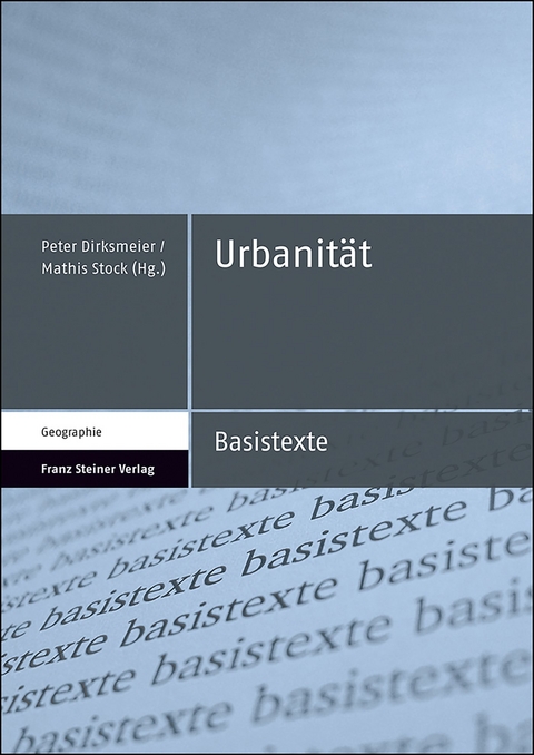 Urbanität - 