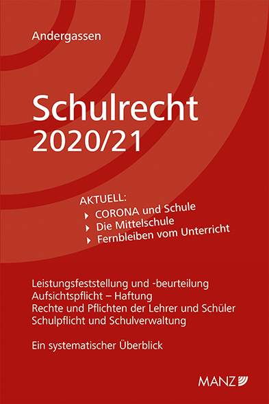 Schulrecht 2020/21 - Armin Andergassen