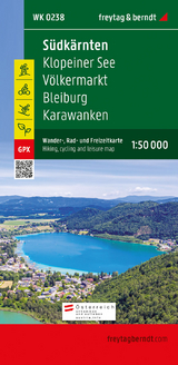 Südkärnten, Wander-, Rad- und Freizeitkarte 1:50.000, freytag & berndt, WK 0238 - 